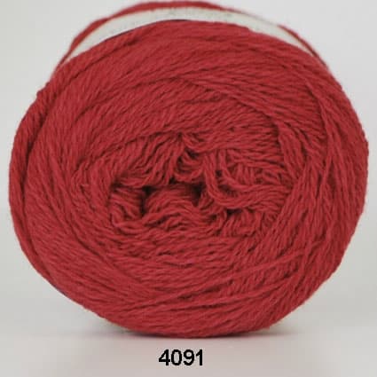 Hjertegarn Organic 350 - fv 4091 Röd