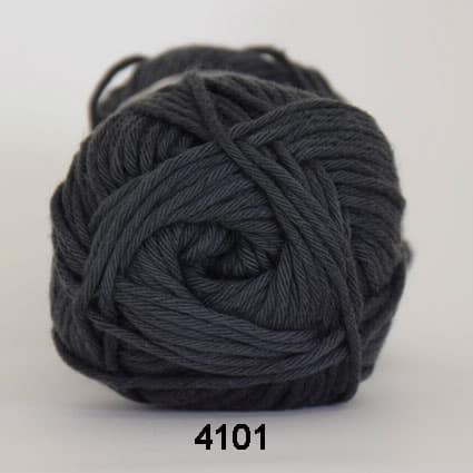 Cotton 8/8 Hjertegarn - fv 4101 Mörk Grå