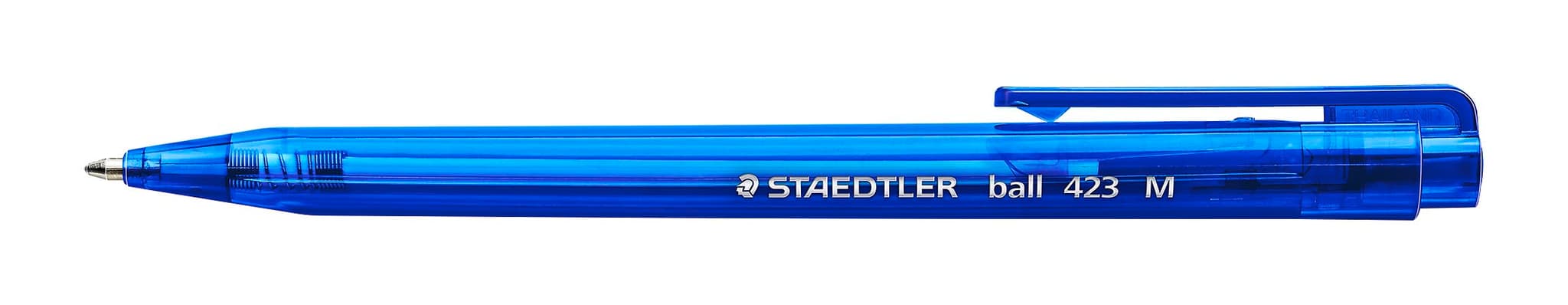 Kulspetspenna - Staedtler kulspetspenna med klick, blå