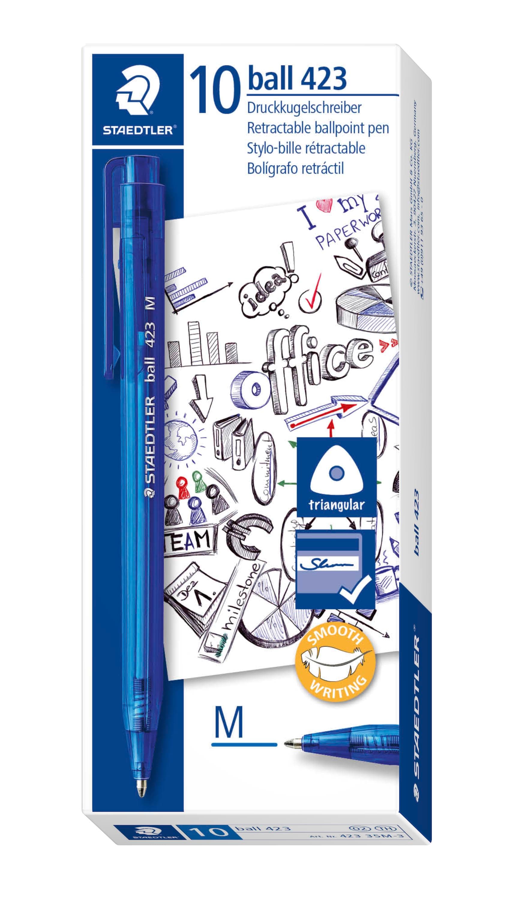 Staedtler kulspetspenna - 10 kulspetspennor
