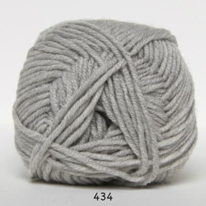 Hjertegarn Extrafine Merino 90 Garn- fv 434 Ljusgrå