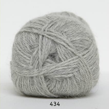 Hjerte Alpaca - Alpaca ullgarn - fv 434 Ljus Grå