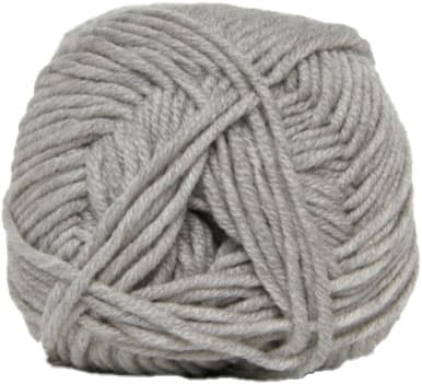 Hjertegarn Merino Cotton - 434 Ljus Grå