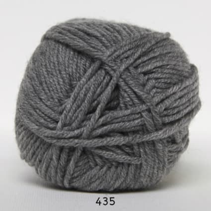 Hjertegarn Extrafine Merino 90 Garn - fv 435 Mellangrå