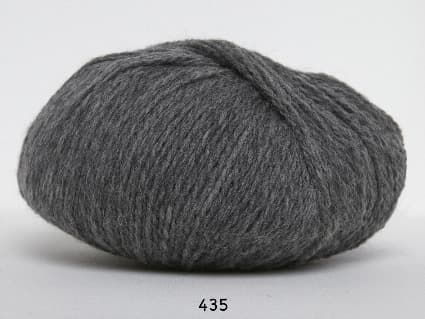 Hjerte Fine Highland Wool - ullgarn - Hjertegarn -  fv 435 Grå