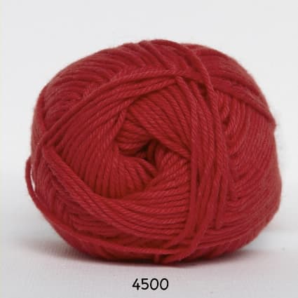 Cotton nr. 8- Bomullsgarn - Virkgarn -  fv 4500 Röd