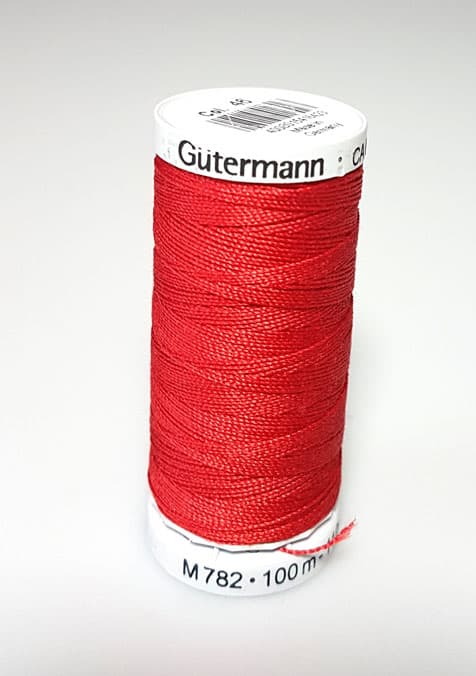 Gütermann -  Extra stark sytråd -46 Mörk Röd