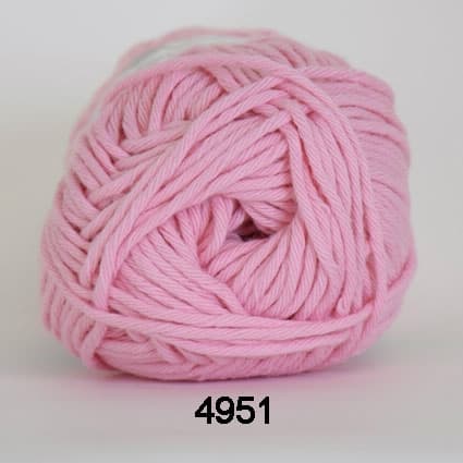 Cotton 8/8 Hjertegarn - fv 4951 Ljuseröd