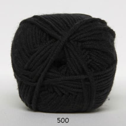 Hjertegarn Extrafine Merino 90 Garn  - 500 Svart