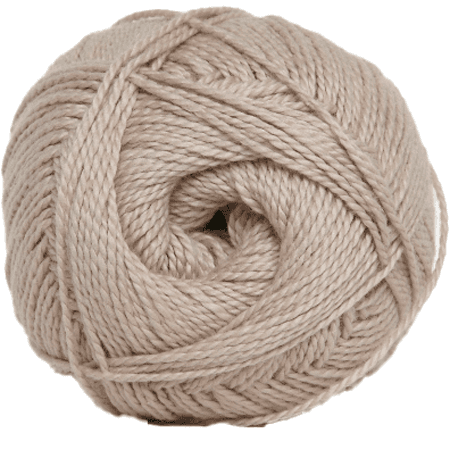 Mjukt Bomull 4/2 Nr 8 Hjertegarn Fg 60 Beige