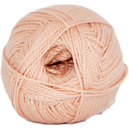 Mjukt Bomull 4/2 Nr 8 Hjertegarn  Fg 1217 Ljus Peach