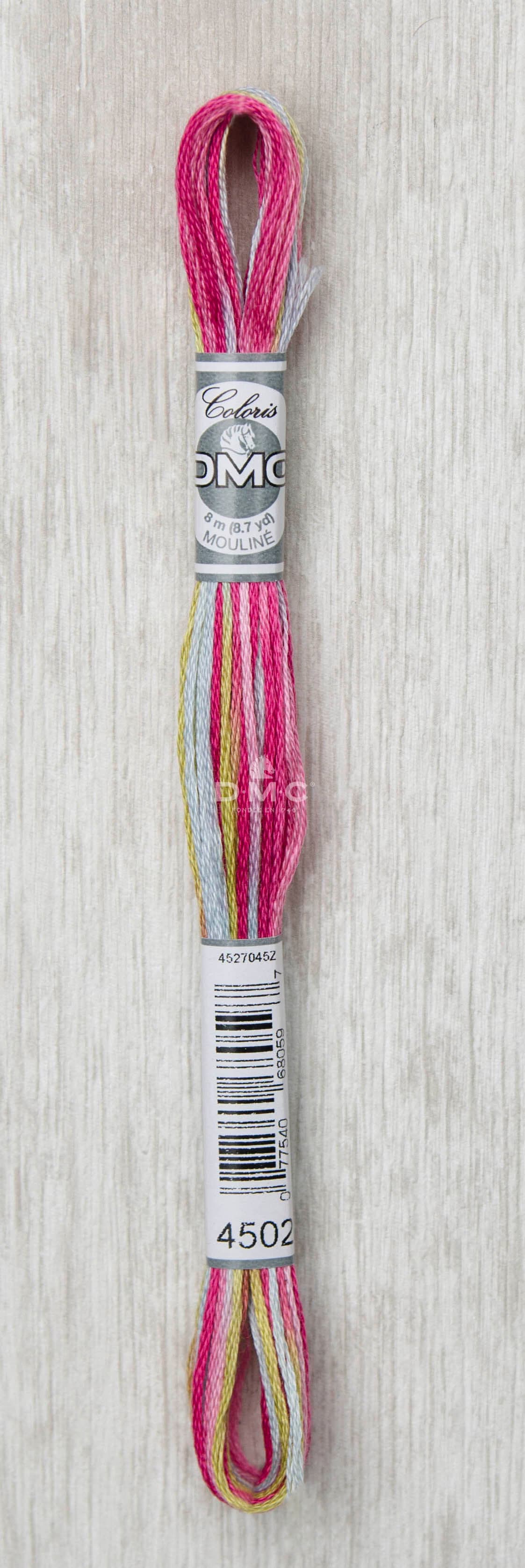 DMC Mouliné Multi Color Broderigarn Färg 4502
