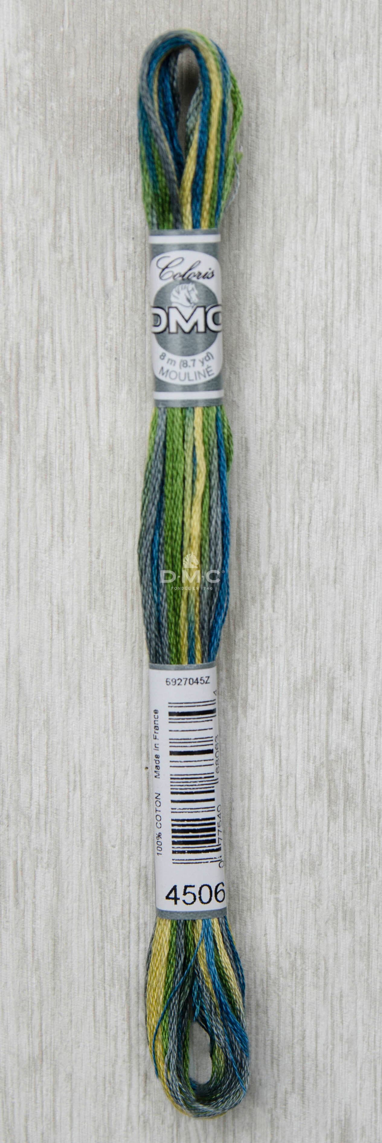 DMC Mouliné Multi Color Broderigarn Färg 4506