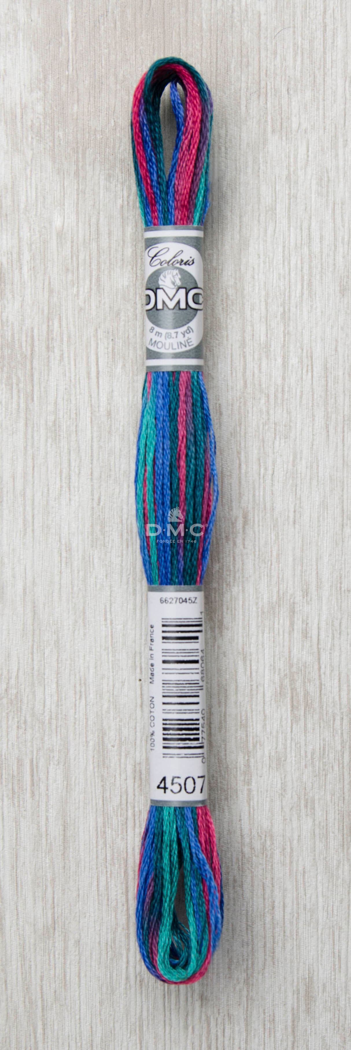 DMC Mouliné Multi Color Broderigarn Färg 4507
