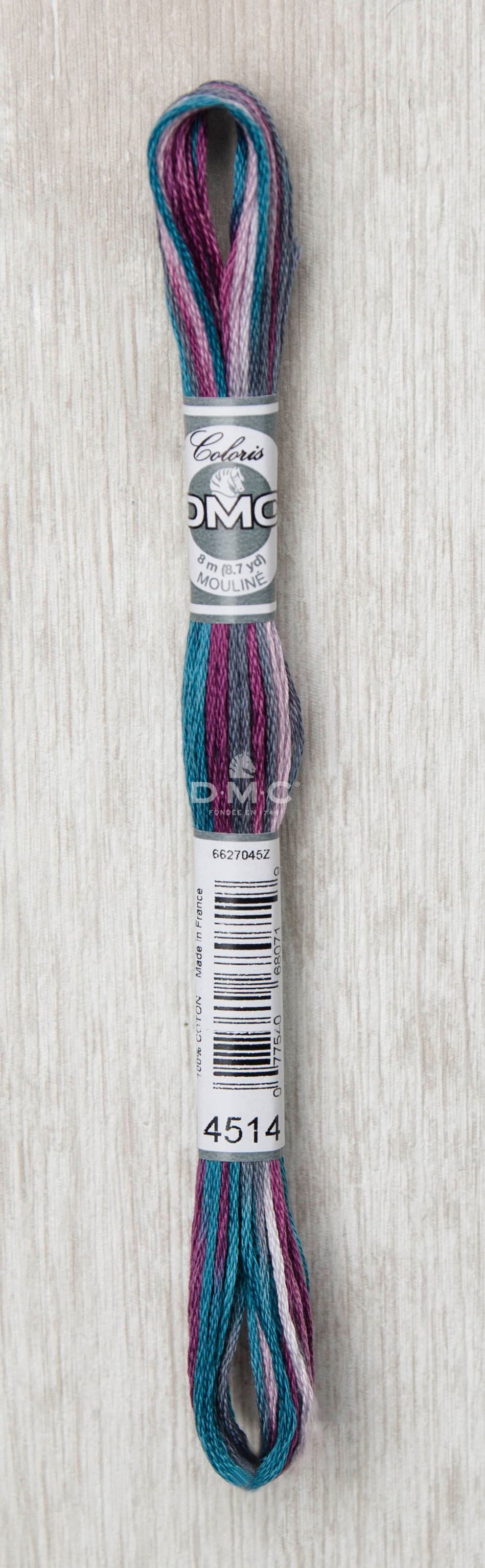 DMC Mouliné Multi Color Broderigarn Färg 4514