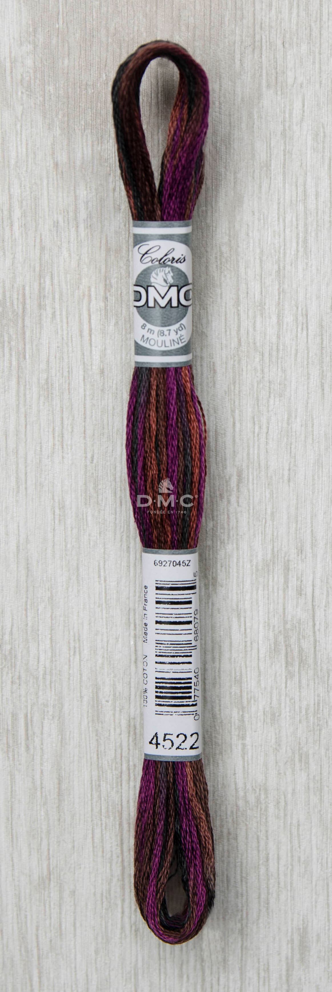 DMC Mouliné Multi Color Broderigarn Färg 4522