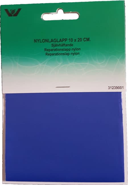 Reparationslapp Självhäftande Nylon 10 x 20 cm - Coboltblå