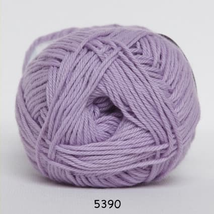 Cotton nr. 8- Bomullsgarn - Virkgarn -  fv 5390 Ljus Lilla
