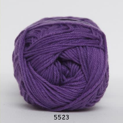 Cotton nr. 8- Bomullsgarn - Virkgarn -  fv 5523 Mörk Lilla