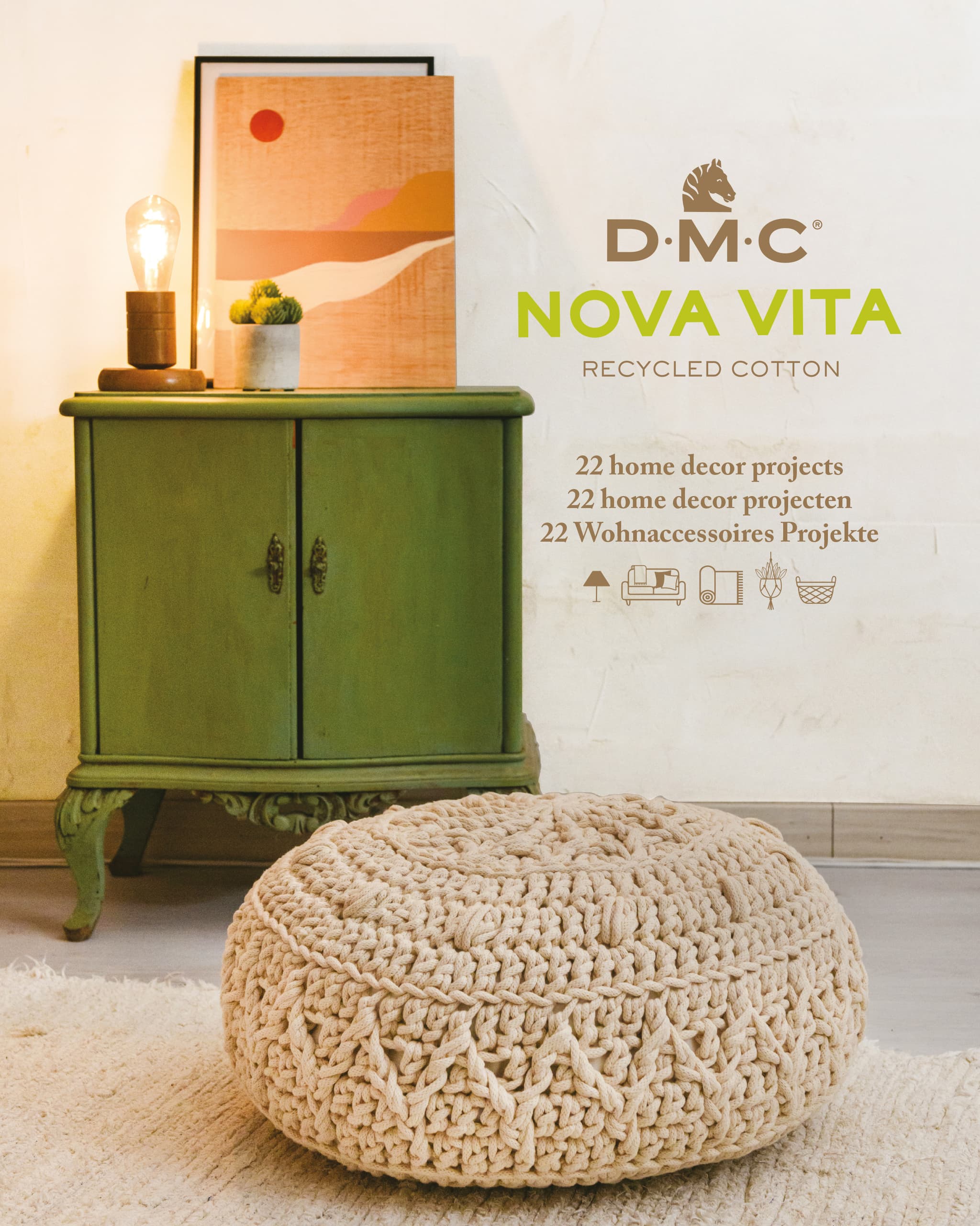 DMC Nova Vita Mönsterbok 22 projekt för hemmet