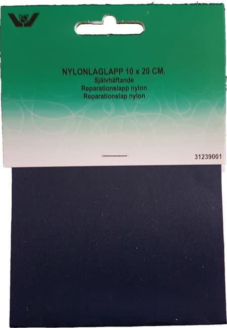 Reparationslapp Självhäftande Nylon 10 x 20 cm - Marinblå