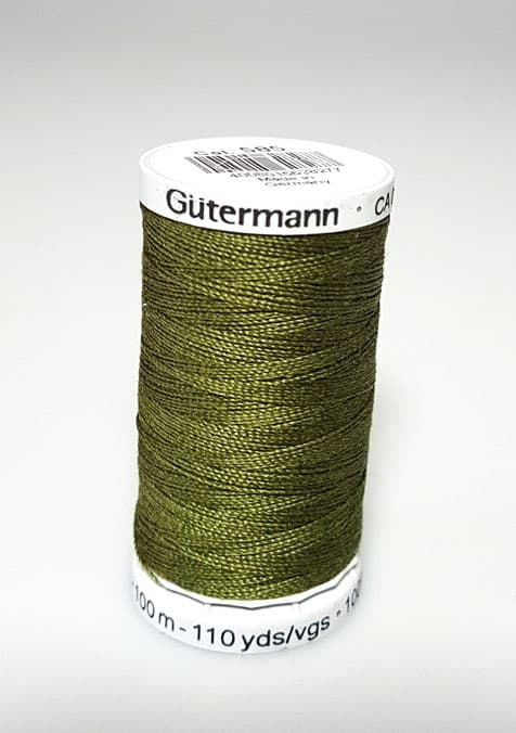 Gütermann -  Extra stark sytråd -585 Army Grön