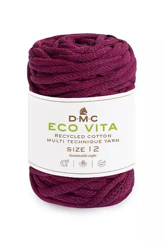 Garn DMC Eco Vita 12 250 G Fv 61 Bordeaux