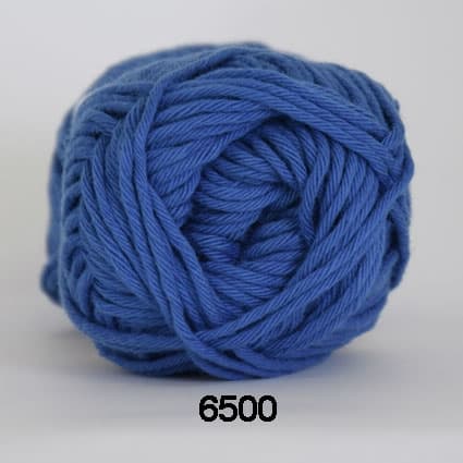 Cotton 8/8 Hjertegarn - fv 6500 Cobolt Blå