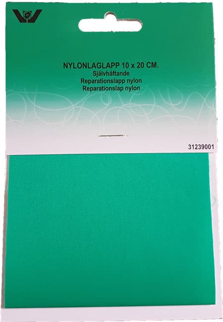 Reparationslapp Självhäftande Nylon 10 x 20 cm - Græs Grön