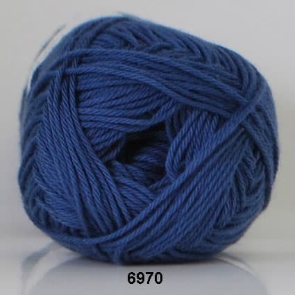 Cotton nr. 8- Bomullsgarn - Virkgarn -  fv 6970 Petrol