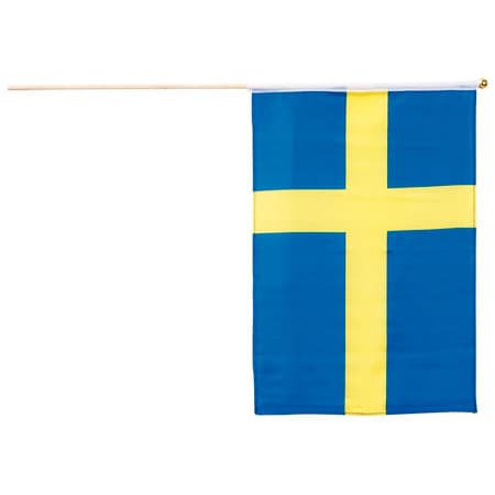 Svensk flagga nylon 40 x 30 cm 1 st