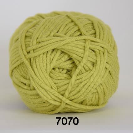 Cotton 8/8 Hjertegarn - fv 7070 Lime Grön