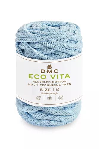 Garn DMC Eco Vita 12 250 G Fv 71 Ljus Blå