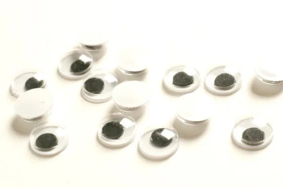 Rullögon - Ögon med rull för pålimning 9 mm - 71509 - 100 st