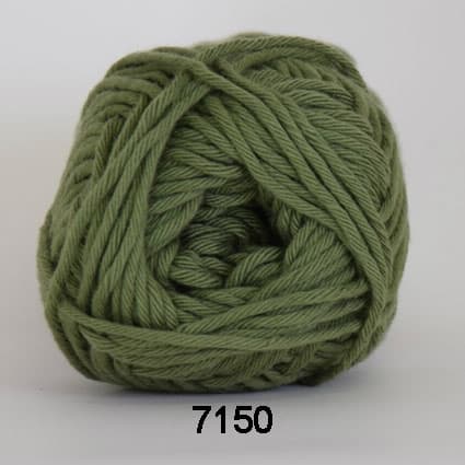 Cotton 8/8 Hjertegarn - fv 7150 Grön