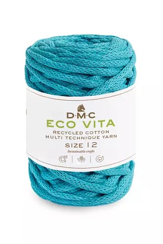 Garn DMC Eco Vita 12 250 G Fv 72 Turkos