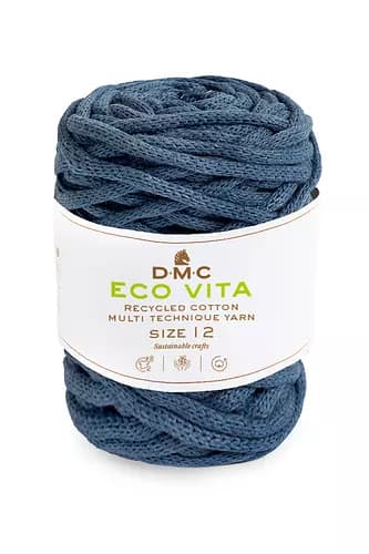 Garn DMC Eco Vita 12 250 G Fv 76 Grå Blå