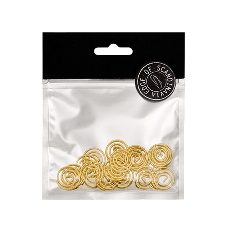 Clips Klämmor i guld - Spinnklämmor 20 st Guld 780416