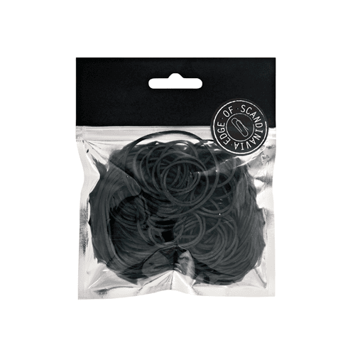 Elastiska gummiband - Svart 50 gram 781610