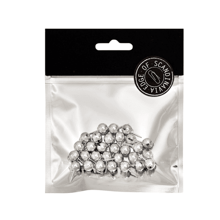 Edge korta nåla Silver 20 mm 30 st - 781815