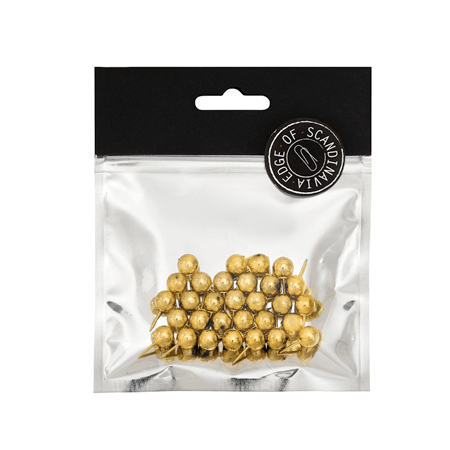Edge korta nåla Guld 20 mm 30 st - 781816