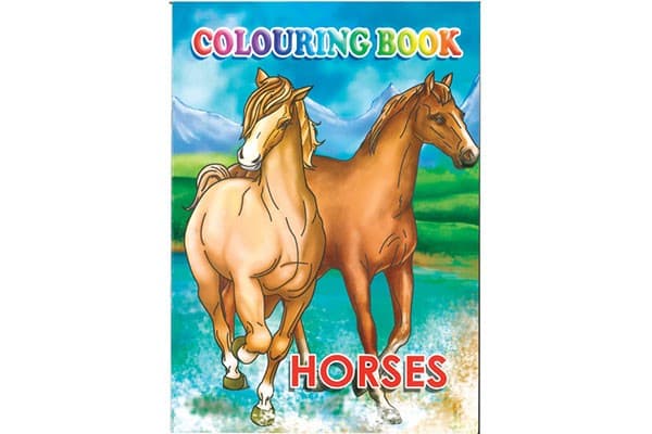 Målarbok - A4 Horses - 789833