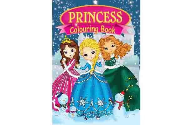 Målarbok - A4 Princesses - 789844