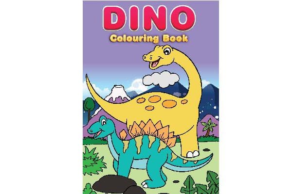 Målarbok - A4 Dino 789852