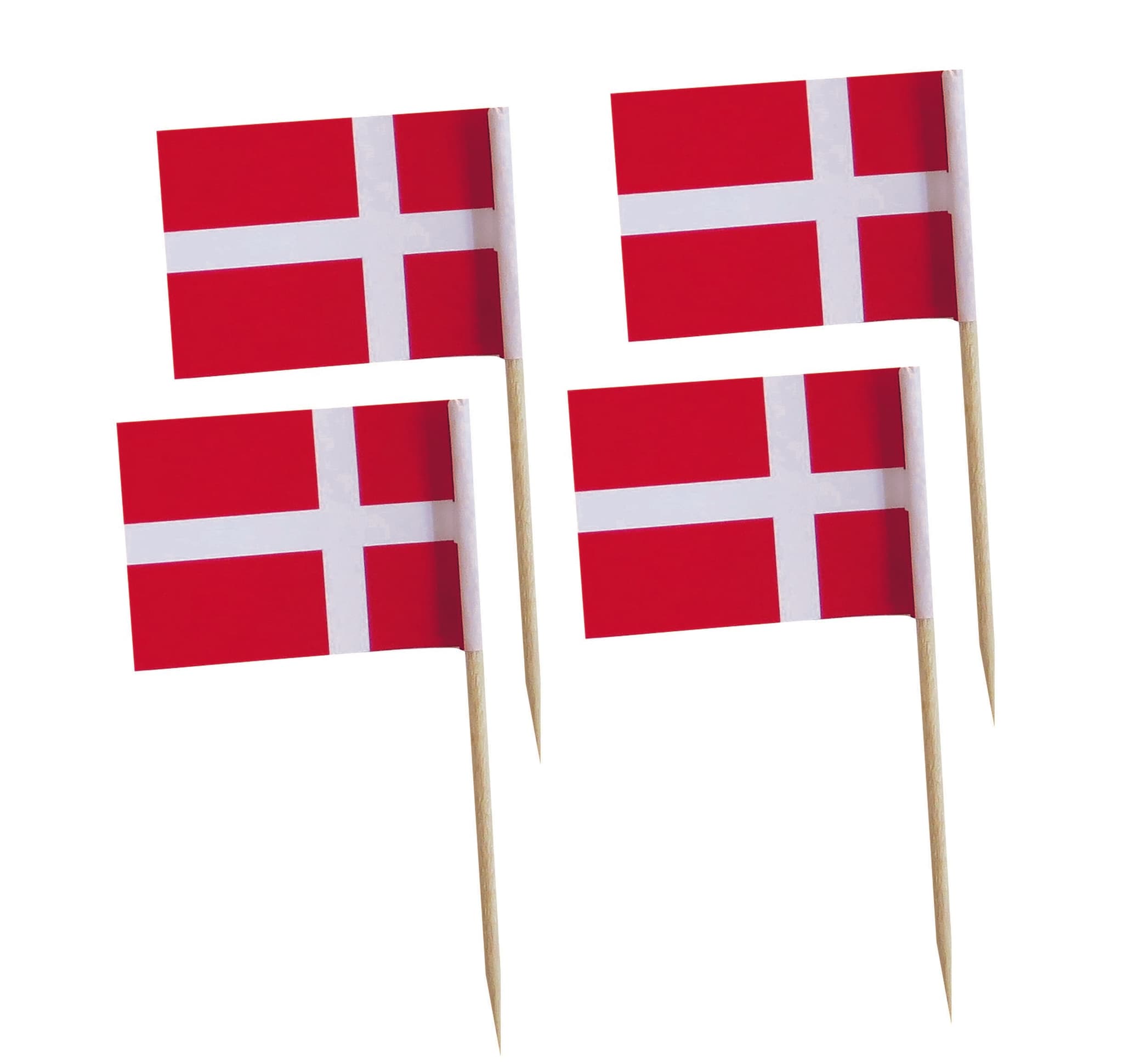 Tårtflagga Danska 20 st