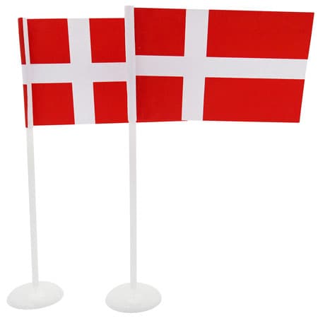 Bordsflagga DK 6 st
