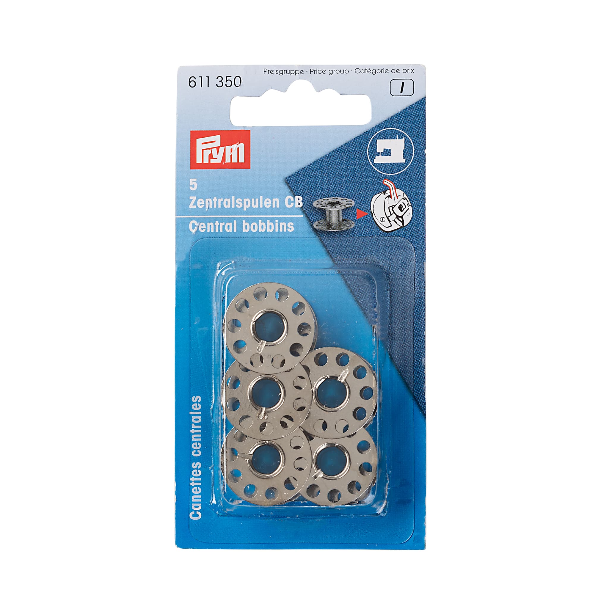 Symaskinsspolar CB Shuttle Metall (5 st)