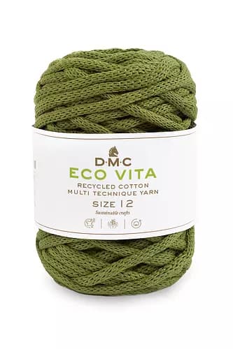 Garn DMC Eco Vita 12 250 G Fv 83 Grön