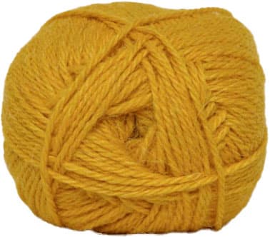 Hjertegarn Merino Cotton - fv 847 Senneps  Gul