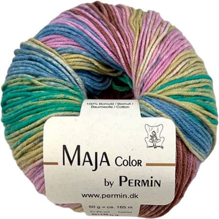 Maja Permin - Flerfarvet Bomullsgarn - 881342 Lollipop